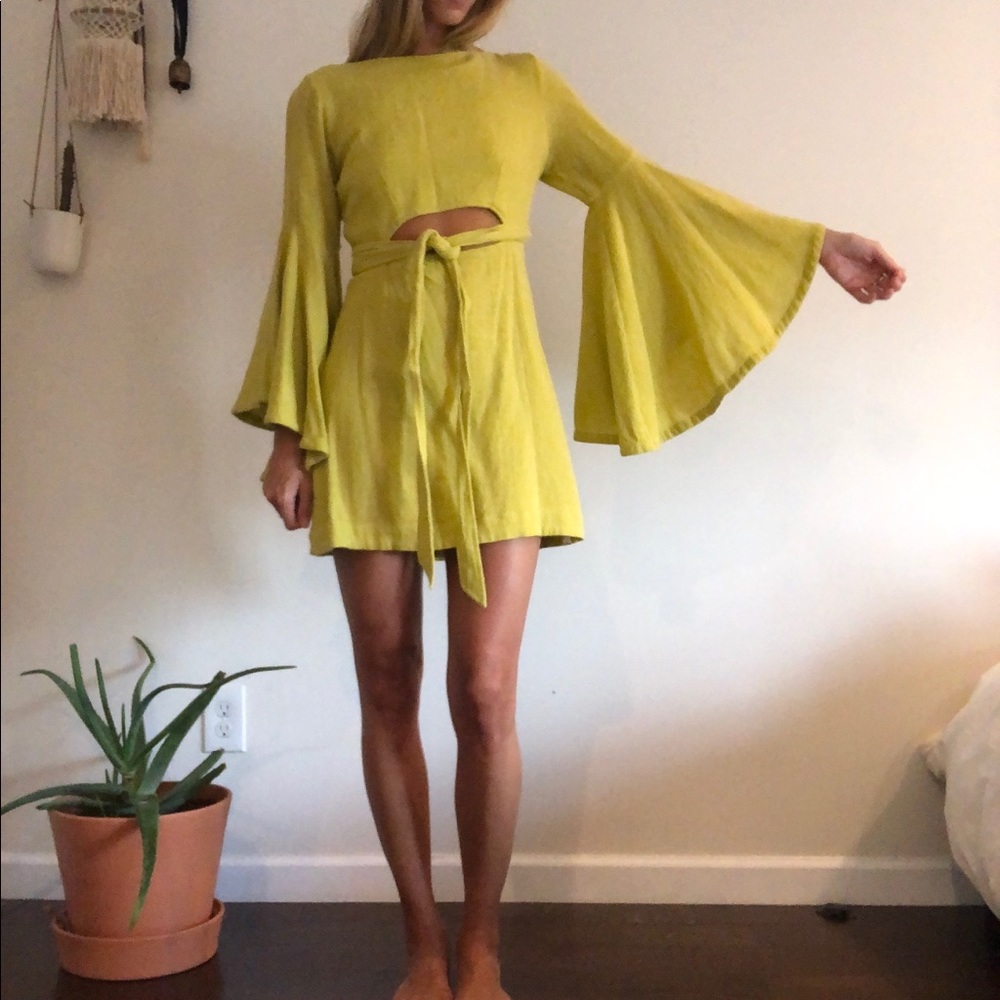 Free People cotton gauze dress